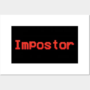 Impostor - Among Us - 3D Posters and Art